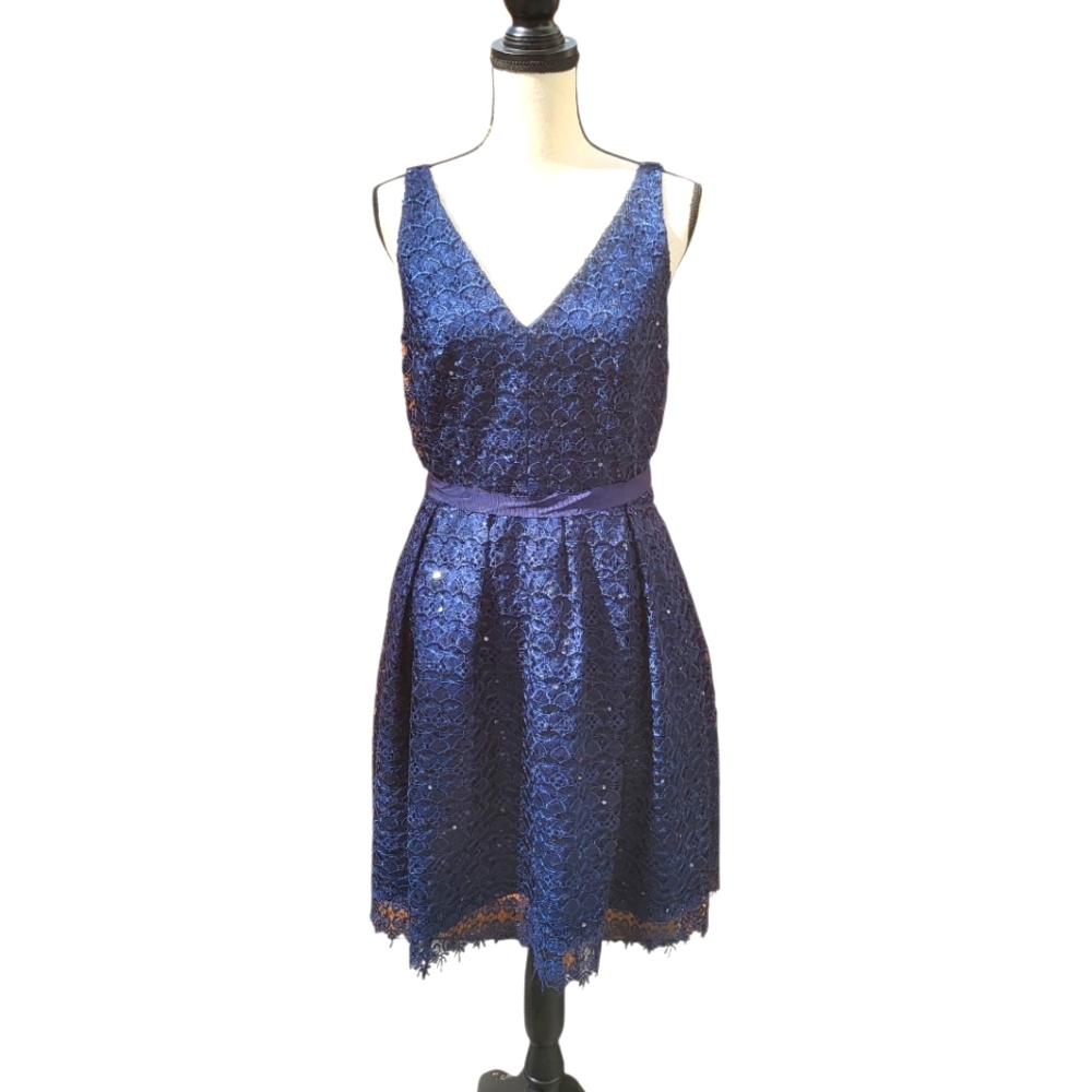 Adrianna Papell Lace And Sequin Dress Homecoming